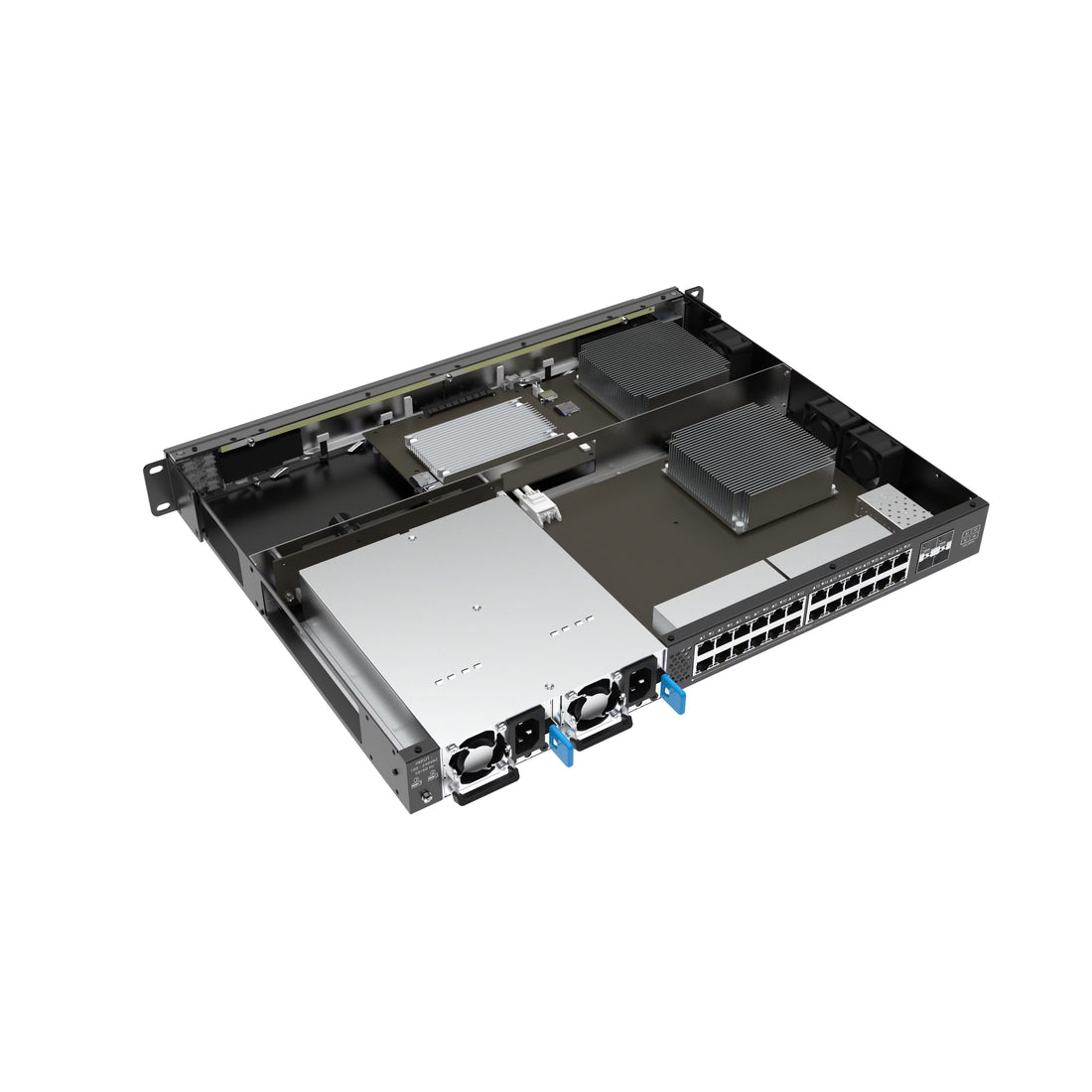 Interior view of Kiloview AVX24-4 Media HUB IP converter showing internal hardware layout and components. – image 7