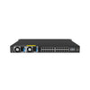 Rear panel of Kiloview AVX24-4 IP Converter media hub showing network ports and connectivity options.