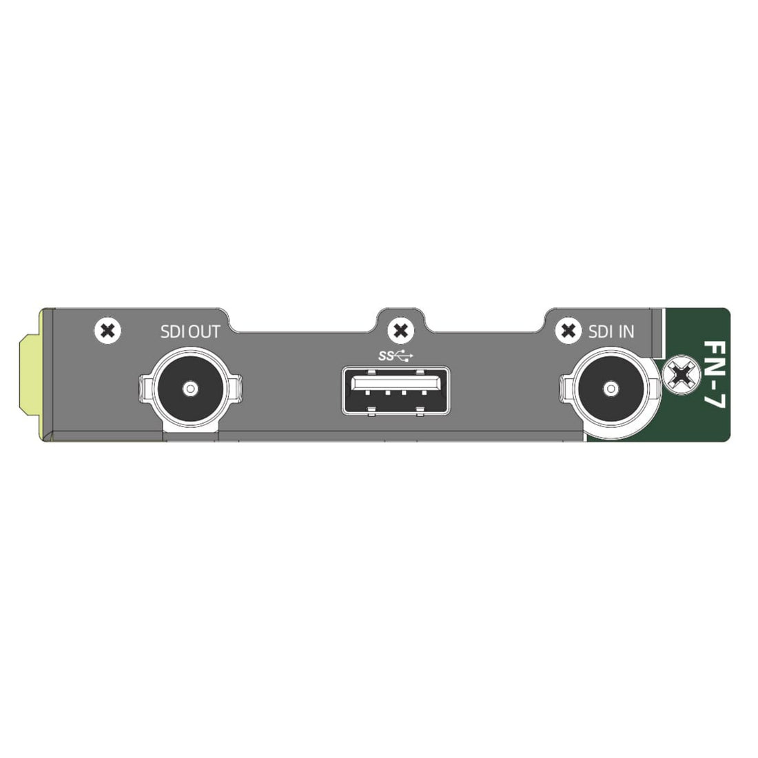 Kiloview FN-7 all-in-one encoding and decoding card showing interface layout with ports and controls for professional video conversion. – image 1