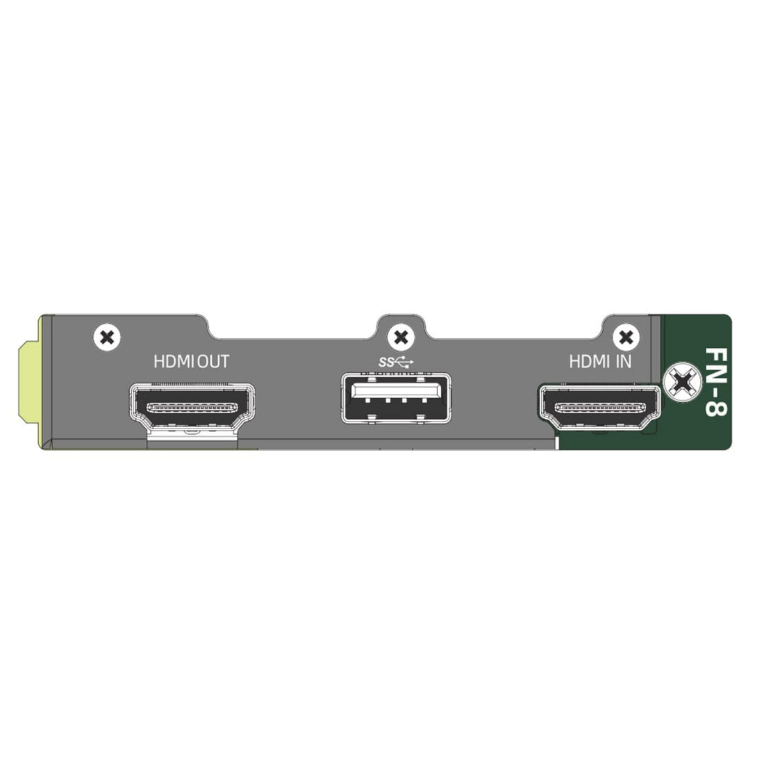 Kiloview FN-8 all-in-one encoding and decoding card with multiple interface ports, designed for professional video conversion. – image 1