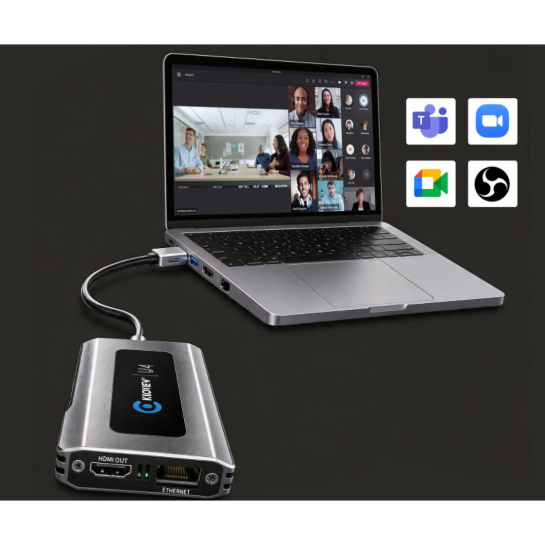 Kiloview U4 IP Video Dock media converter for seamless video signal conversion and connectivity. – image 9