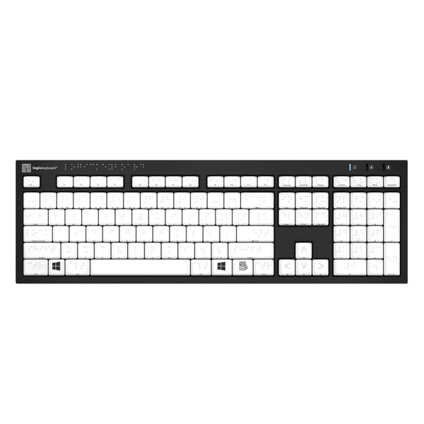 LogicKeyboard Braille keyboard NERO PC US – image 1
