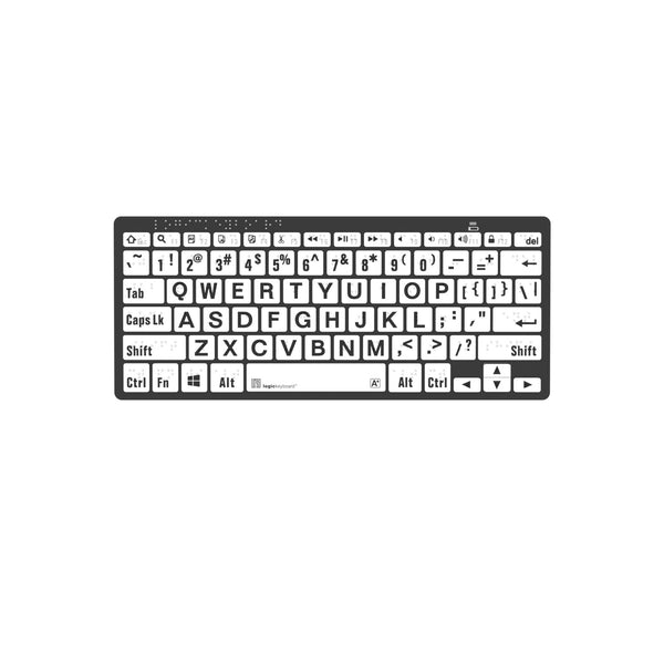 LogicKeyboard Braille/LargePrint Black on White PC US – image 1