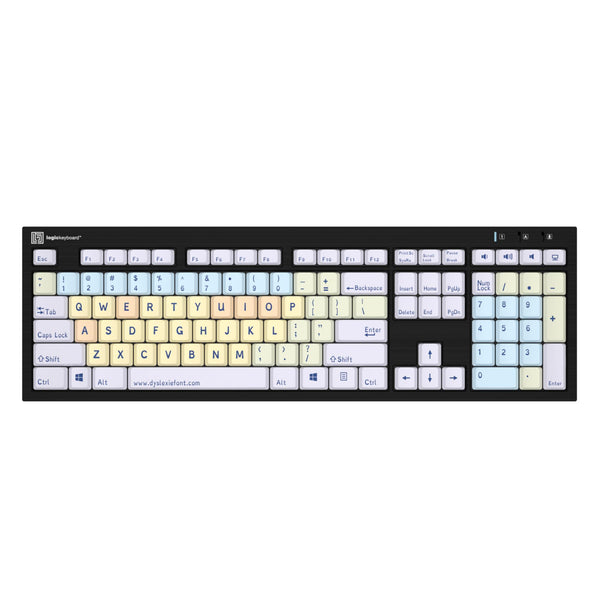 LogicKeyboard Dyslexie keyboard NERO PC US – image 1