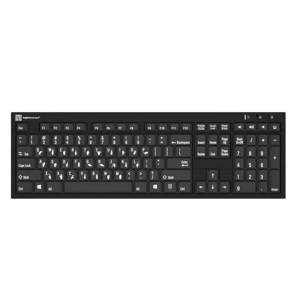 LogicKeyboard Hand Sign keyboard NERO PC US – image 1