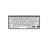 LogicKeyboard XLPrint Bluetooth Black on White US-IS P