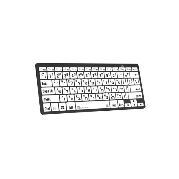 LogicKeyboard XLPrint Bluetooth Black on White US-IS P – image 2
