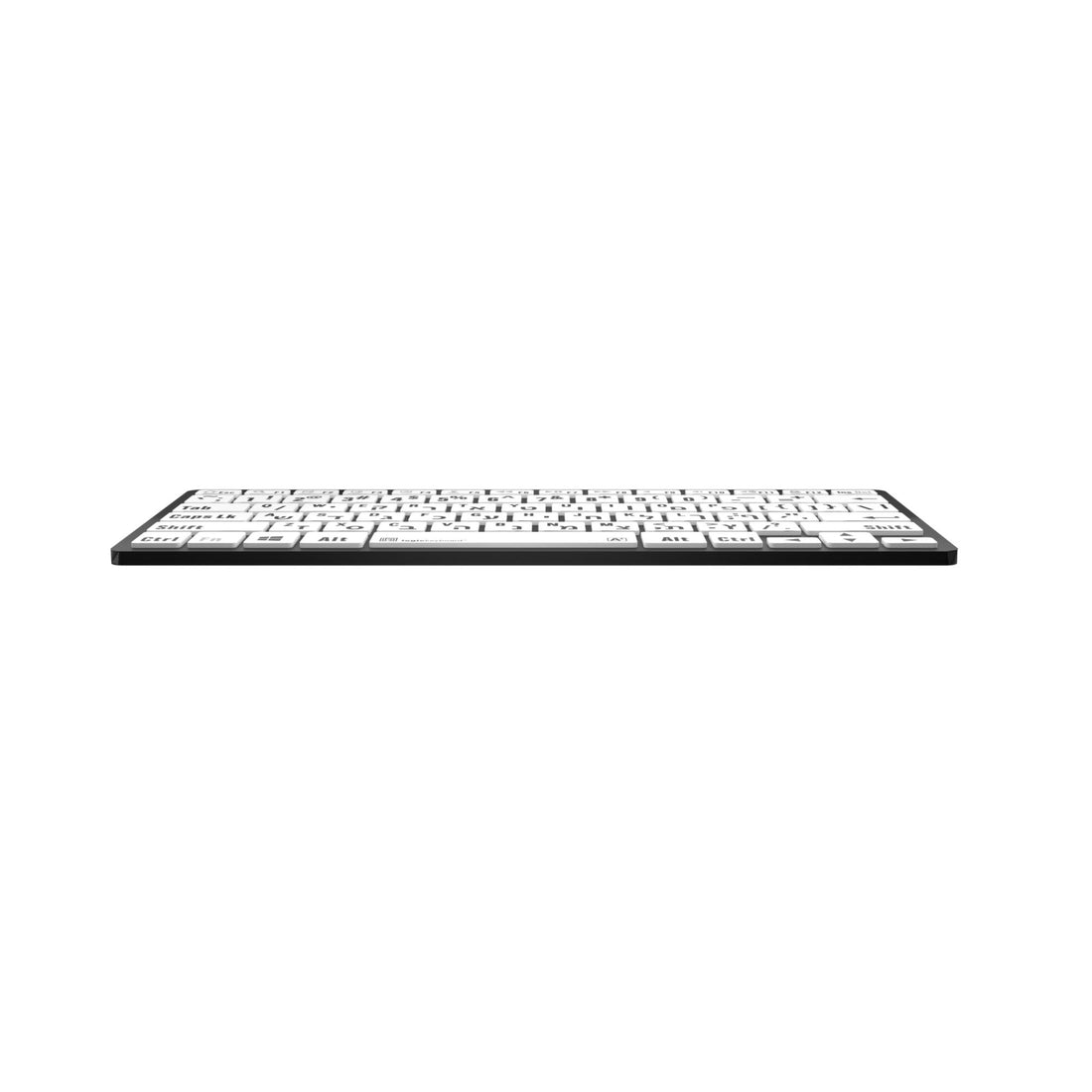 LogicKeyboard XLPrint Bluetooth black on white US-International keyboard with visible keys and sleek design. – image 3