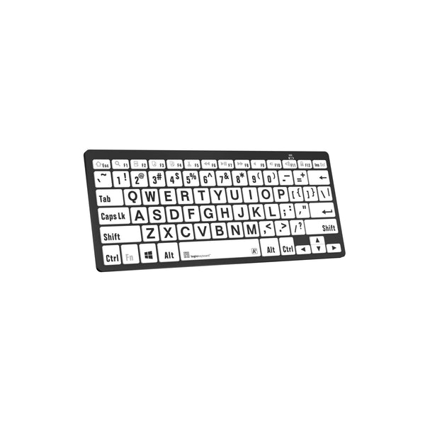 LogicKeyboard XLPrint Bluetooth Black on White PC US – image 2