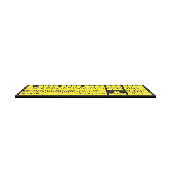 LogicKeyboard XLPrint NERO PC Black on Yellow US – image 3