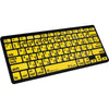 LogicKeyboard XLPrint Bluetooth Black on Yellow US-IS (BTON-IS)
