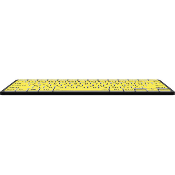 LogicKeyboard XLPrint Bluetooth Black on Yellow US-IS (BTPC-IS) – image 2