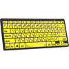 LogicKeyboard XLPrint Bluetooth Black on Yellow US-IS (BTPC-IS)