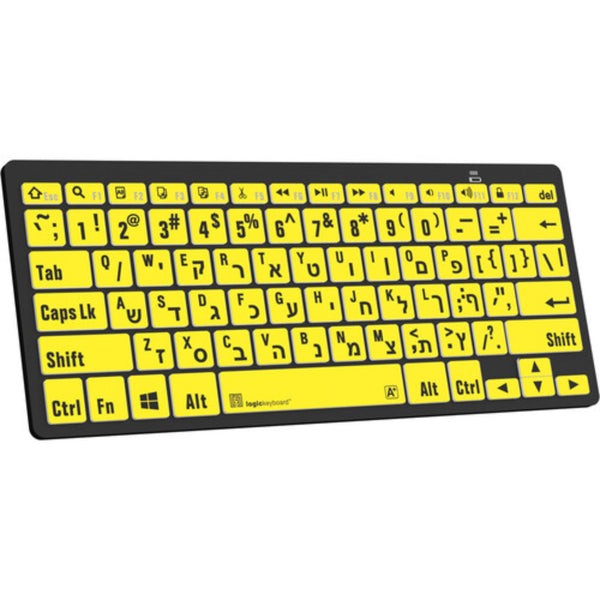 LogicKeyboard XLPrint Bluetooth Black on Yellow US-IS (BTPC-IS) – image 3