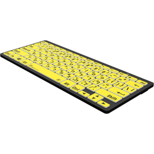 LogicKeyboard XLPrint Bluetooth Black on Yellow US-IS (BTPC-IS) – image 4