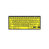 LogicKeyboard XLPrint Bluetooth Black on Yellow PC US