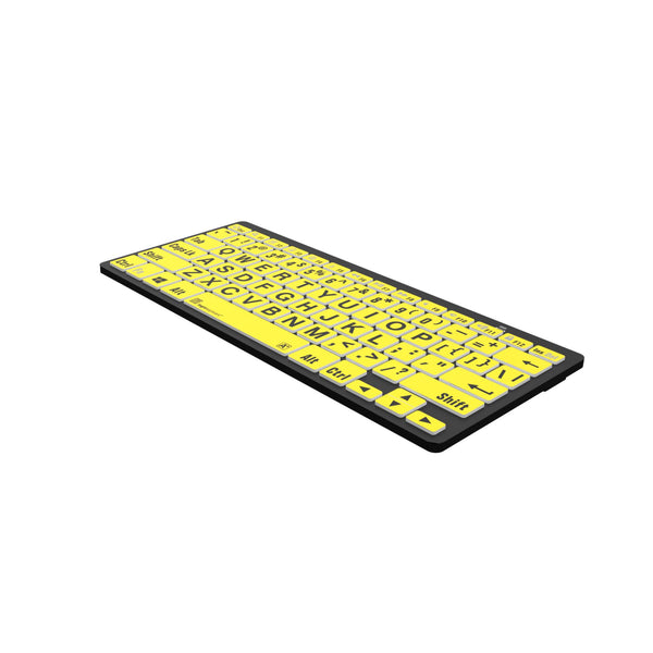 LogicKeyboard XLPrint Bluetooth Black on Yellow PC US – image 5