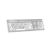LogicKeyboard XLPrint Black on White ALBA MAC US