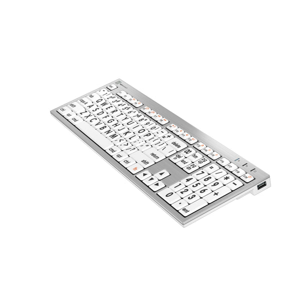 LogicKeyboard XLPrint Black on White ALBA MAC US – image 4