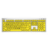 LogicKeyboard XLPrint Black on Yellow ALBA MAC US