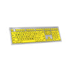 LogicKeyboard XLPrint Black on Yellow ALBA MAC US
