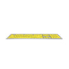 LogicKeyboard XLPrint Black on Yellow ALBA MAC US