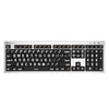 LogicKeyboard XLPrint ALBA White on Black Mac US