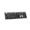 LogicKeyboard XLPrint ALBA White on Black Mac US