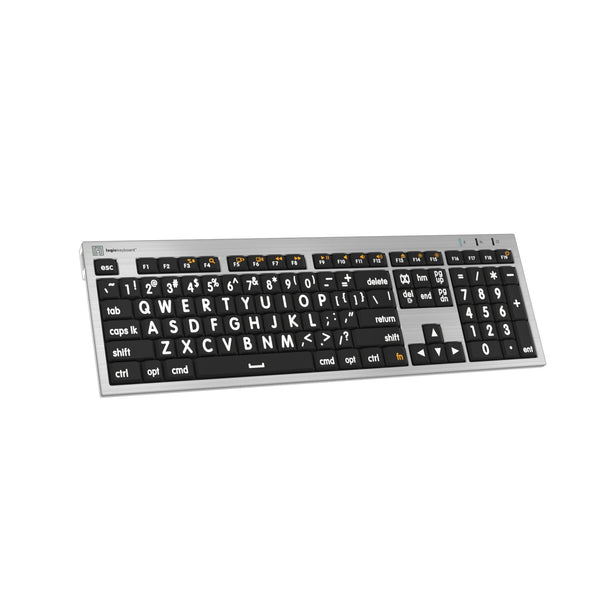 LogicKeyboard XLPrint ALBA White on Black Mac US – image 2