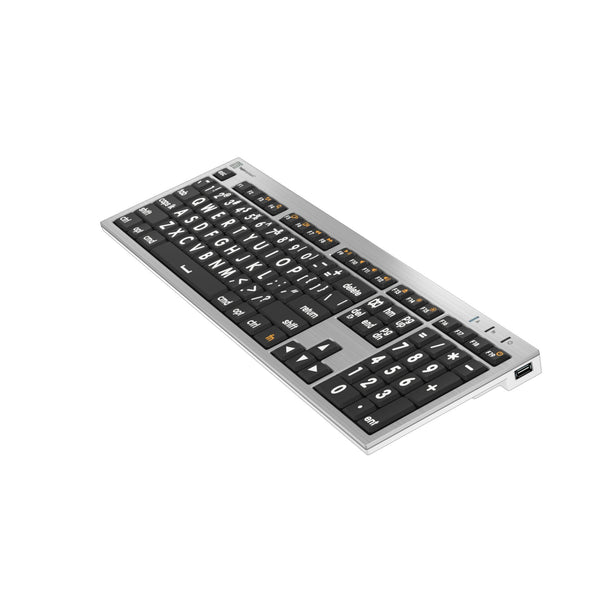 LogicKeyboard XLPrint ALBA White on Black Mac US – image 4