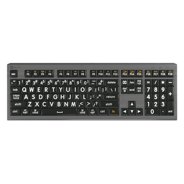 LogicKeyboard XLPrint ASTRA2 MAC White on Black US – image 1