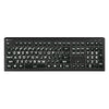 LogicKeyboard XLPrint ASTRA2 PC White on Black US