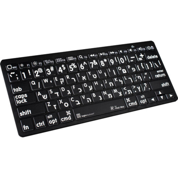 LogicKeyboard XLPrint Bluetooth White on Black US-IS (BTON-IS) – image 2