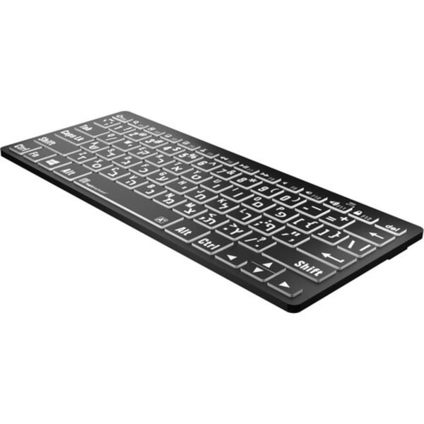 LogicKeyboard XLPrint Bluetooth White on Black US-IS (BTPC-IS) – image 5
