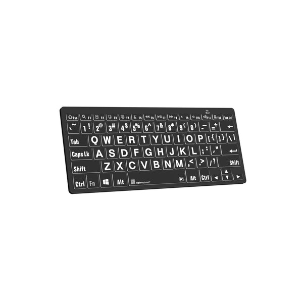 LogicKeyboard XLPrint Bluetooth White on Black US PC – image 2