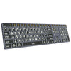 LogicKeyboard XLPrint White on Black TITAN MAC US