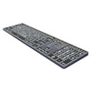 LogicKeyboard XLPrint White on Black TITAN MAC US
