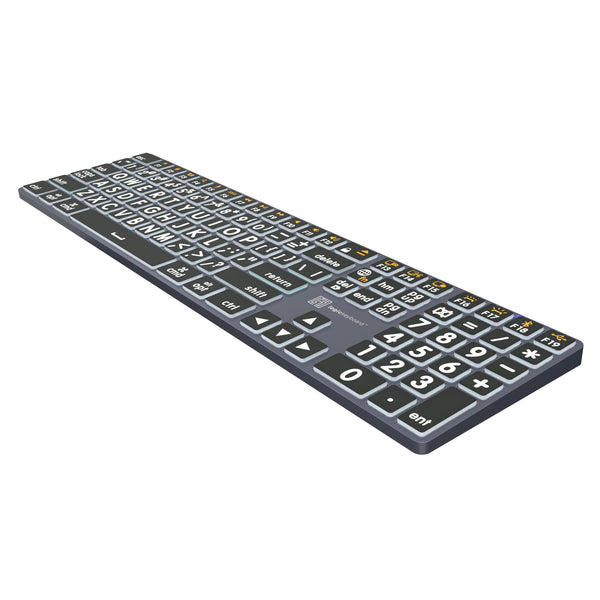 LogicKeyboard XLPrint White on Black TITAN MAC US – image 4