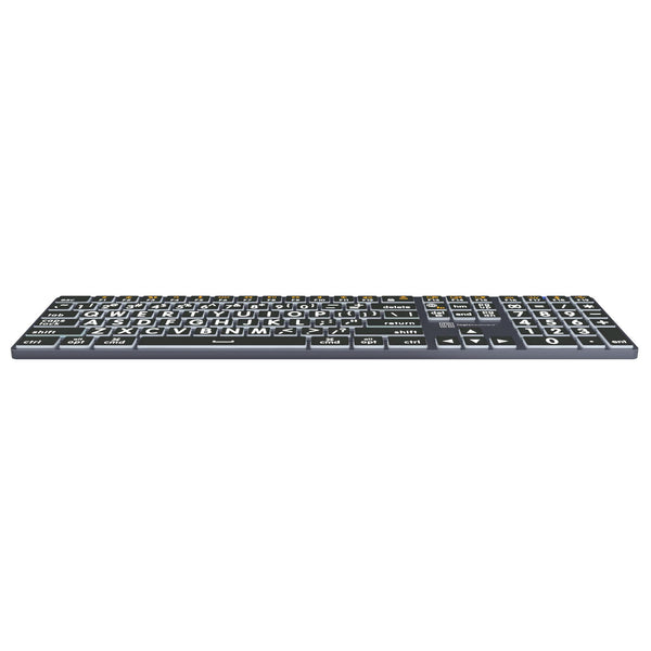 LogicKeyboard XLPrint White on Black TITAN MAC US – image 5