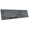 LogicKeyboard XLPrint White on Black TITAN PC US