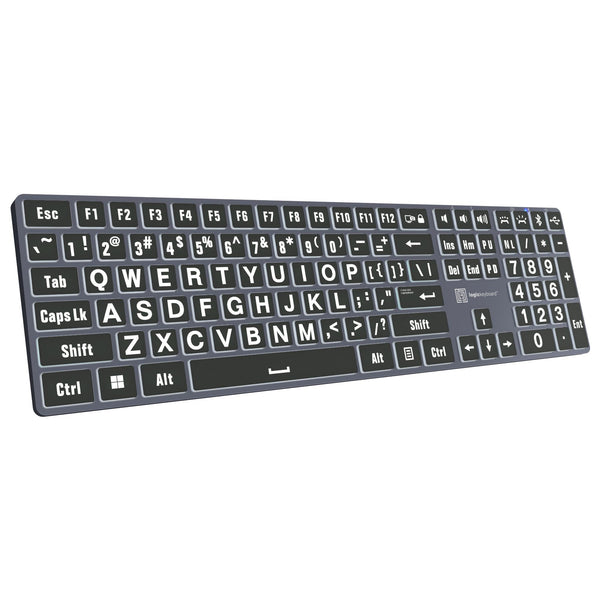 LogicKeyboard XLPrint White on Black TITAN PC US – image 2