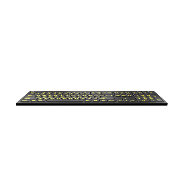 LogicKeyboard XLPrint NERO PC Yellow on Black US – image 3