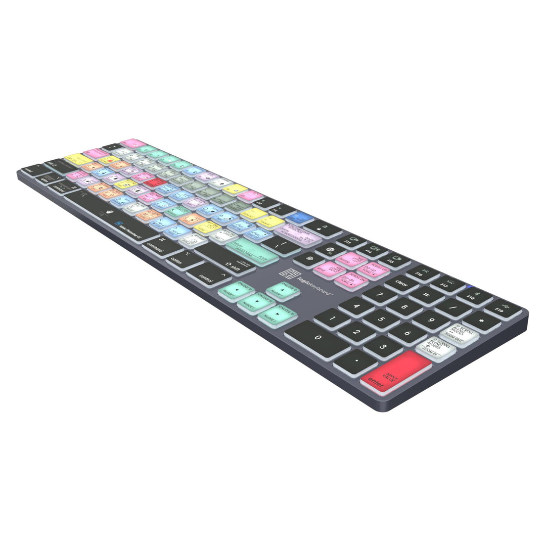 LogicKeyboard Adobe Photoshop CC TITAN Mac US keyboard with labeled keys for Adobe Photoshop editing. – image 4