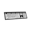 LogicKeyboard XLPrint NERO PC Black on White US