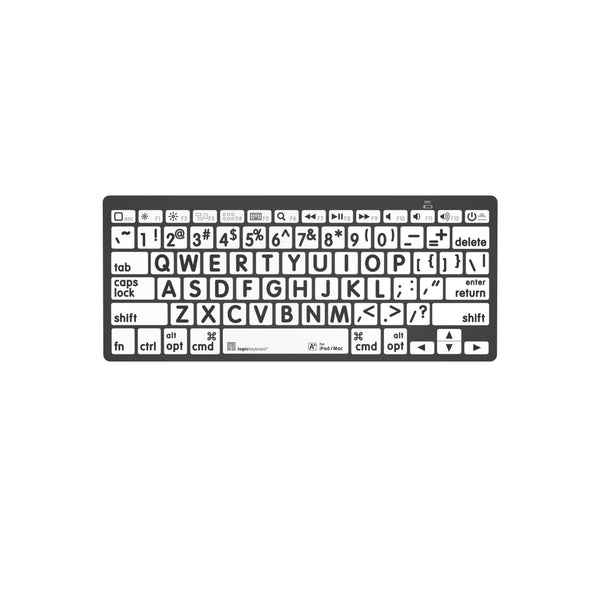 LogicKeyboard XLPrint Bluetooth Black on White US – image 1