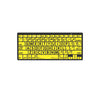 LogicKeyboard XLPrint Bluetooth Black on Yellow US
