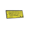 LogicKeyboard XLPrint Bluetooth Black on Yellow US