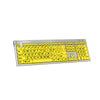 LogicKeyboard XLPrint PC Slim Line Black on Yellow US