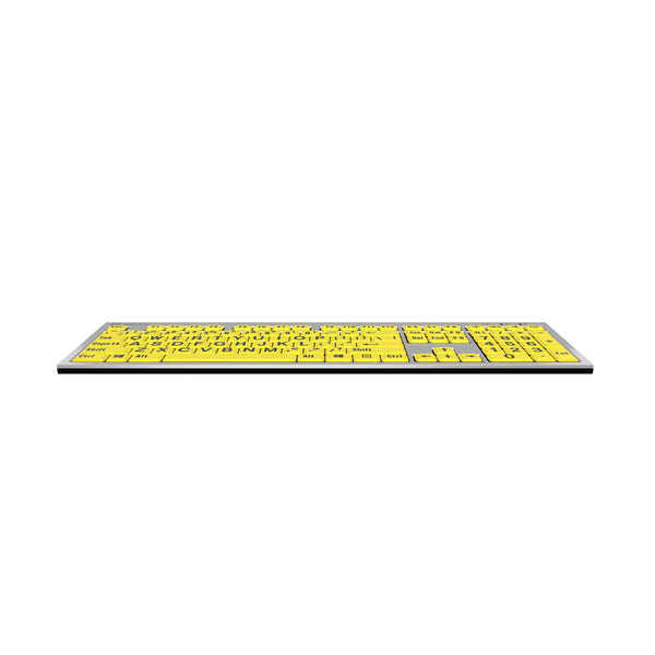 LogicKeyboard XLPrint PC Slim Line Black on Yellow US – image 3
