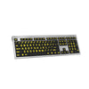 LogicKeyboard XLPrint PC Slim Line Yellow on Black US
